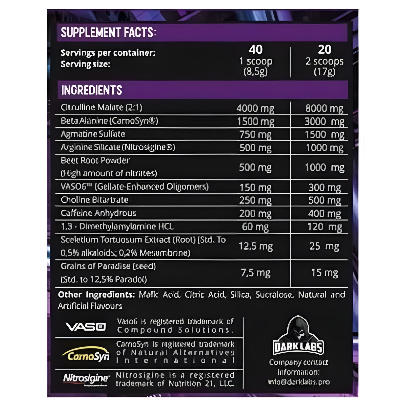 2x DARK LABS – CRACK Dark Labs - AU Steroid Shop